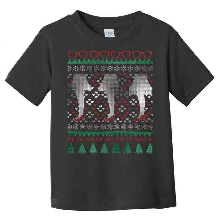 Classic Leg Lamp Funny Ugly Christmas Toddler T-Shirt