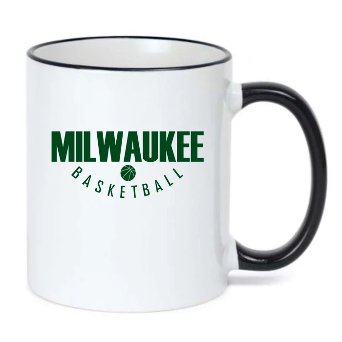 Classic Milwaukee Basketball Black Color Changing Mug