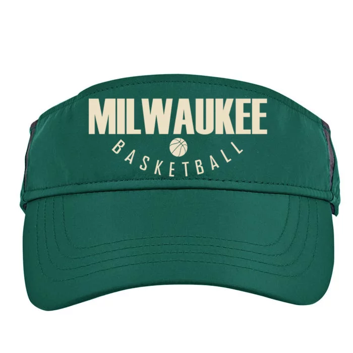 Classic Milwaukee Basketball Adult Drive Performance Visor