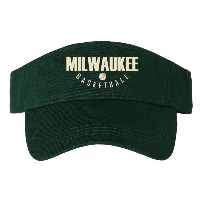 Classic Milwaukee Basketball Valucap Bio-Washed Visor