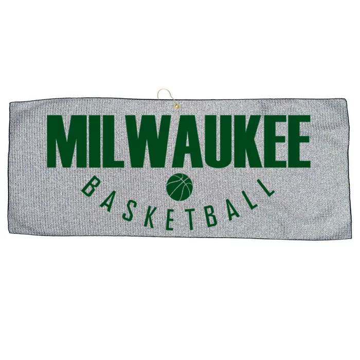 Classic Milwaukee Basketball Large Microfiber Waffle Golf Towel