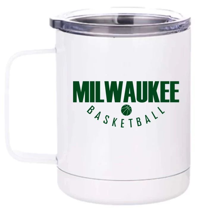 Classic Milwaukee Basketball Front & Back 12oz Stainless Steel Tumbler Cup