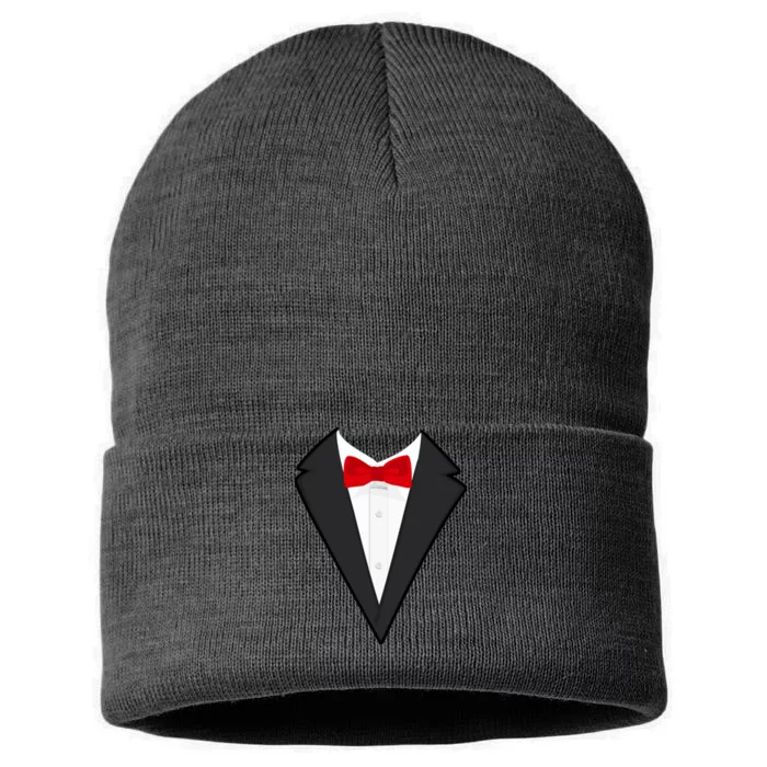 Classic Party Tuxedo Sustainable Knit Beanie