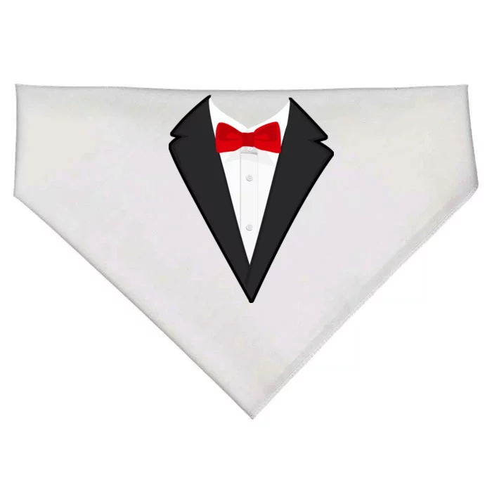 Classic Party Tuxedo USA-Made Doggie Bandana