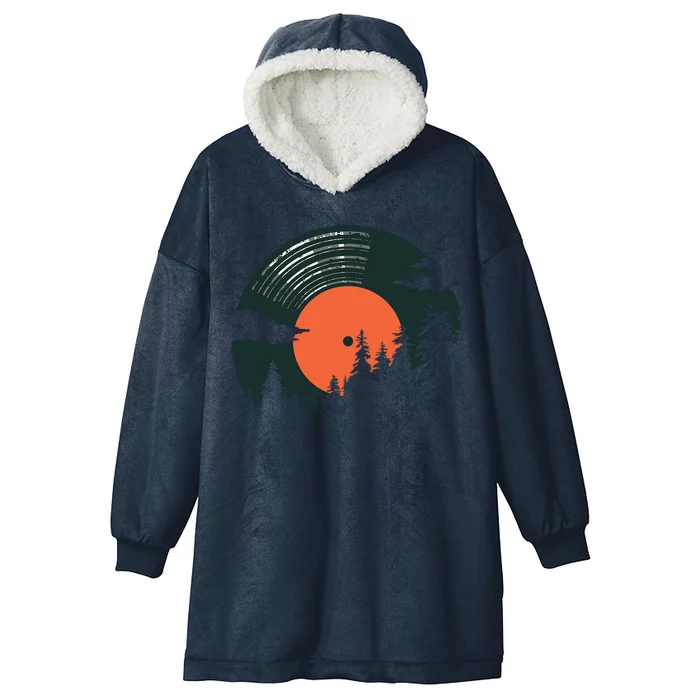 Classic Record Forest Hooded Wearable Blanket