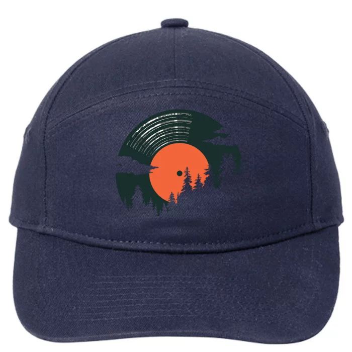 Classic Record Forest 7-Panel Snapback Hat