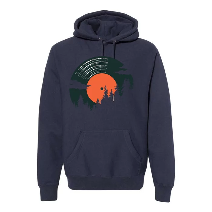 Classic Record Forest Premium Hoodie