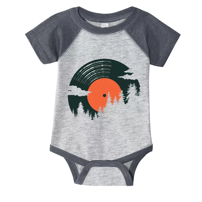 Classic Record Forest Infant Baby Jersey Bodysuit