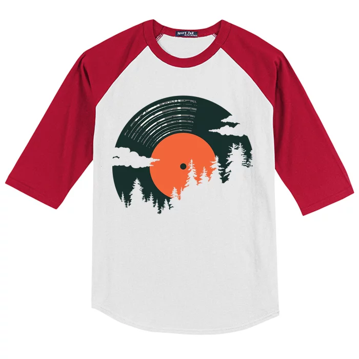 Classic Record Forest Kids Colorblock Raglan Jersey