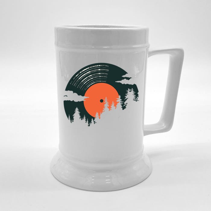 Classic Record Forest Front & Back Beer Stein