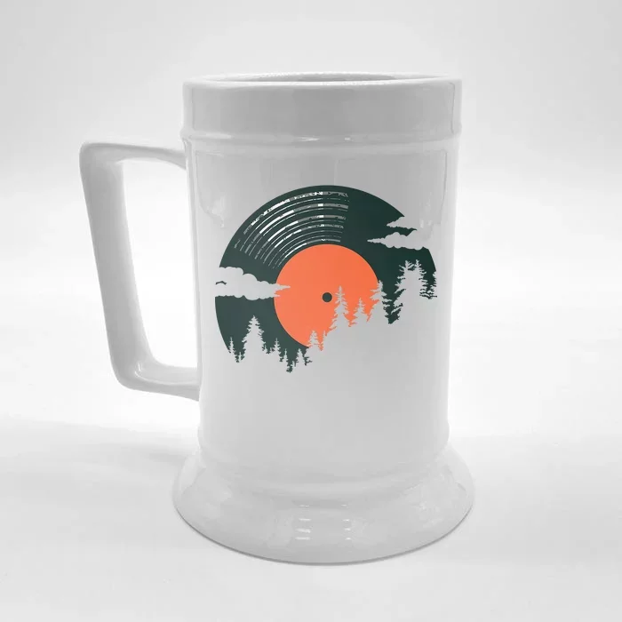 Classic Record Forest Front & Back Beer Stein