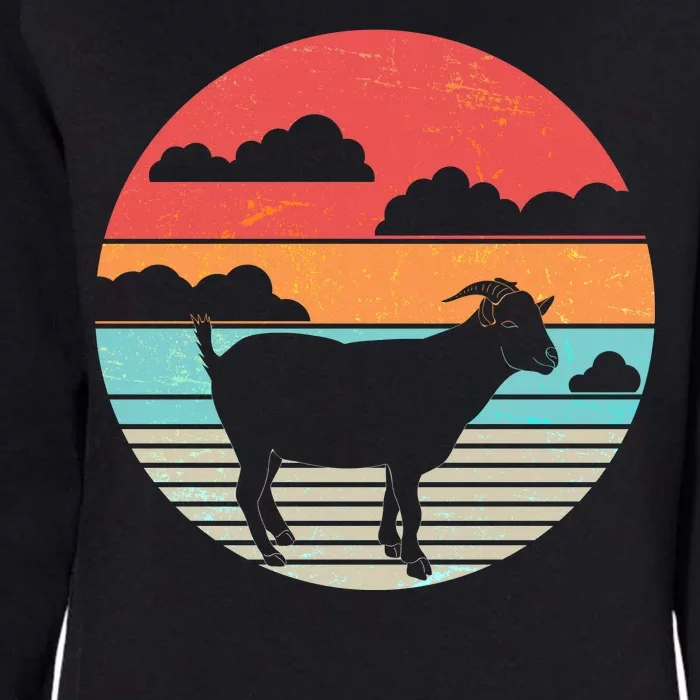 Classic Retro Goat Womens California Wash Sweatshirt