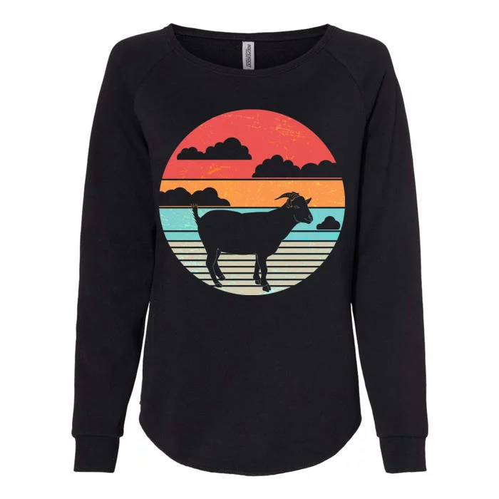 Classic Retro Goat Womens California Wash Sweatshirt