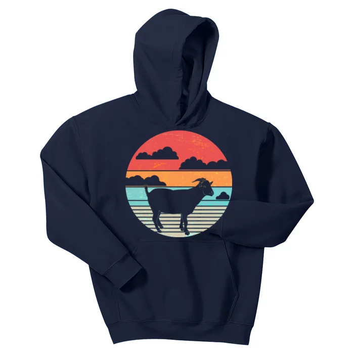 Classic Retro Goat Kids Hoodie