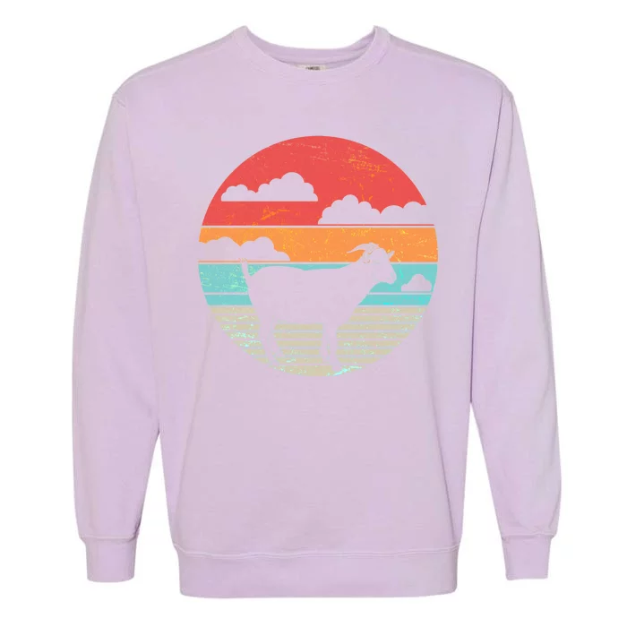 Classic Retro Goat Garment-Dyed Sweatshirt