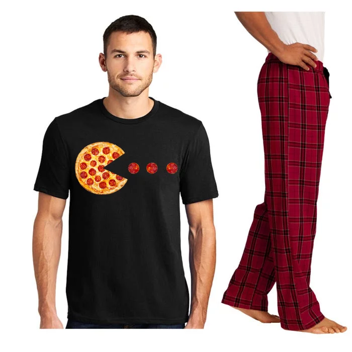 Classic Retro Pizza Lover Video Game Pajama Set