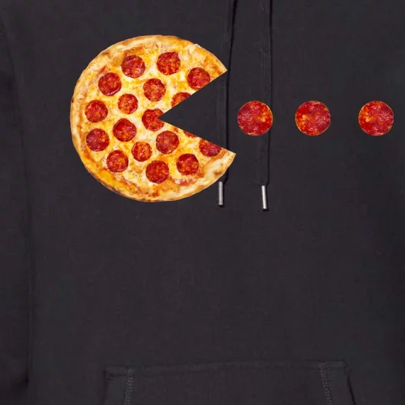 Classic Retro Pizza Lover Video Game Premium Hoodie