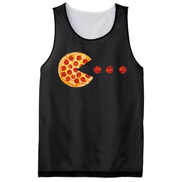 Classic Retro Pizza Lover Video Game Mesh Reversible Basketball Jersey Tank