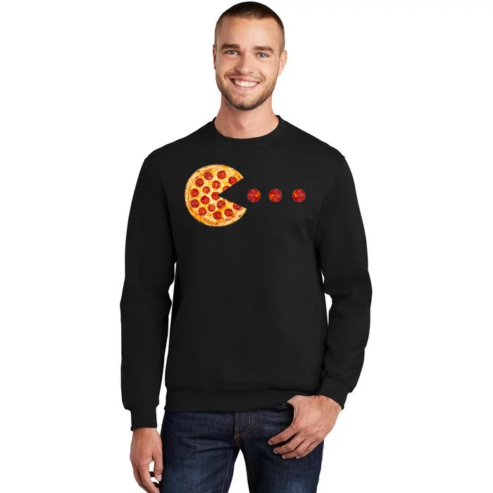 Classic Retro Pizza Lover Video Game Tall Sweatshirt