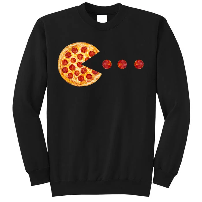 Classic Retro Pizza Lover Video Game Tall Sweatshirt