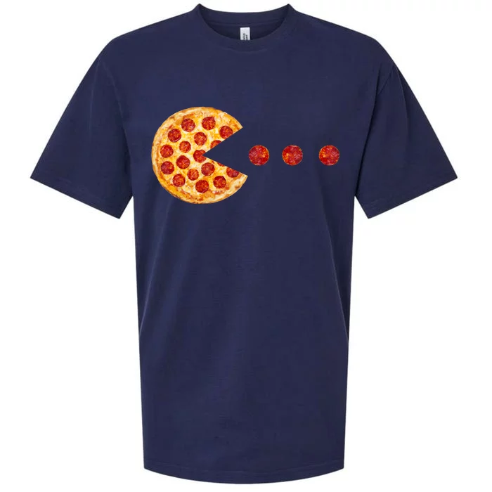 Classic Retro Pizza Lover Video Game Sueded Cloud Jersey T-Shirt