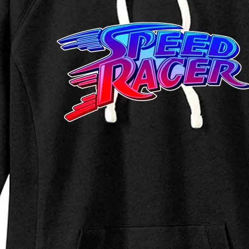 Classic Retro Speed Racer Logo Women's Fleece Hoodie