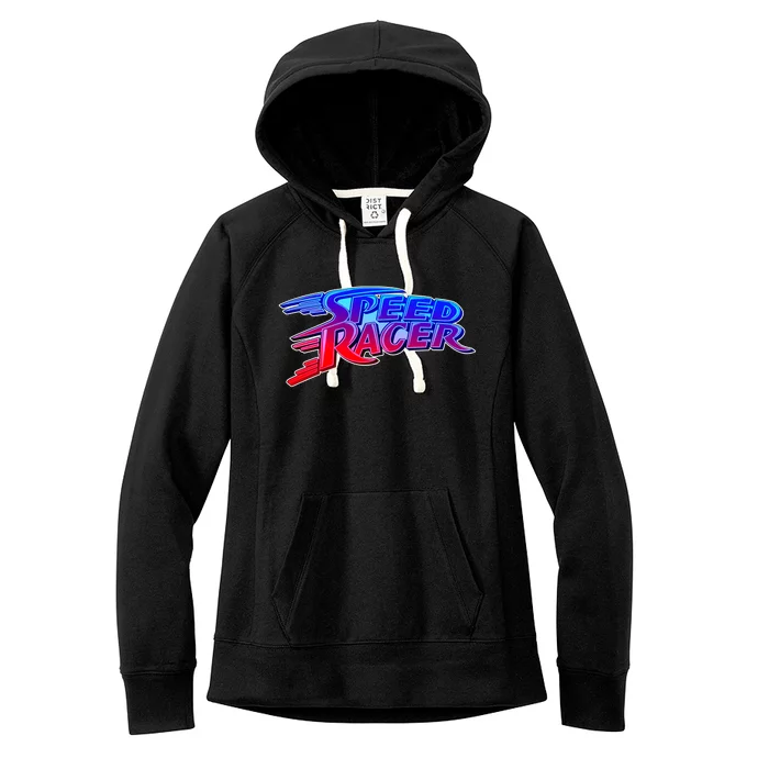 Classic Retro Speed Racer Logo Women's Fleece Hoodie