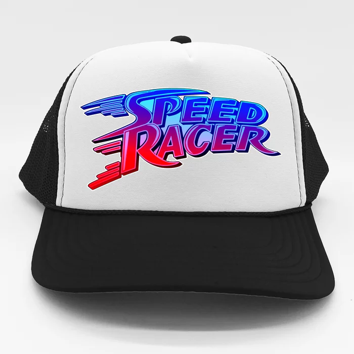 Classic Retro Speed Racer Logo Trucker Hat