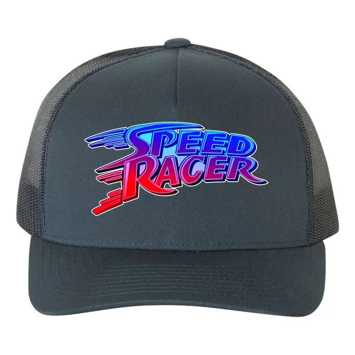 Classic Retro Speed Racer Logo Yupoong Adult 5-Panel Trucker Hat