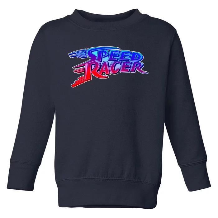 Classic Retro Speed Racer Logo Toddler Sweatshirt