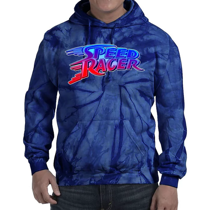 Classic Retro Speed Racer Logo Tie Dye Hoodie