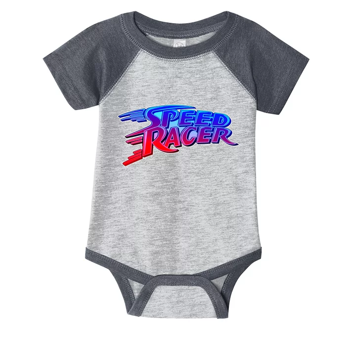 Classic Retro Speed Racer Logo Infant Baby Jersey Bodysuit