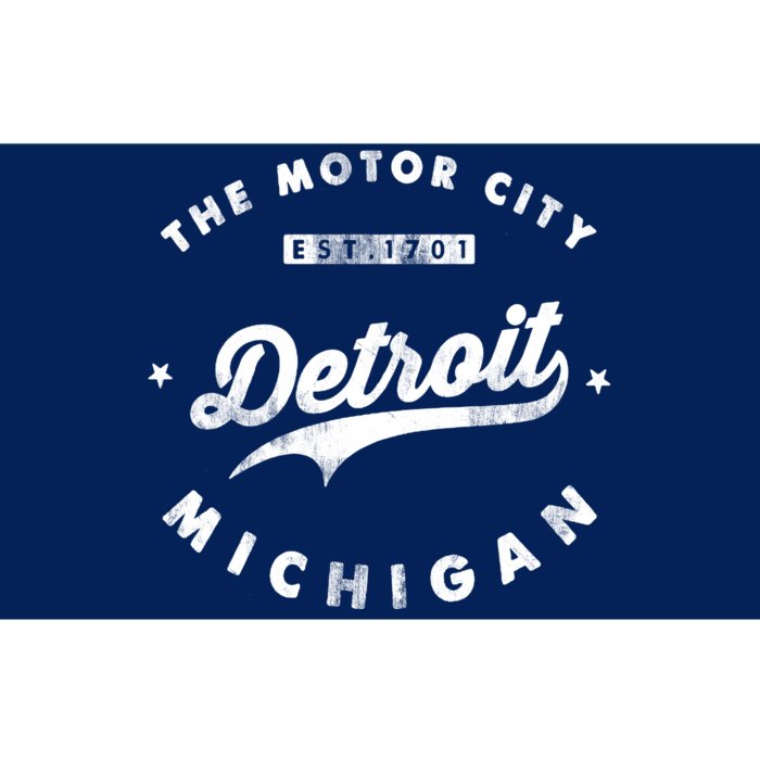 Classic Retro Vintage Detroit Michigan Motor City Bumper Sticker