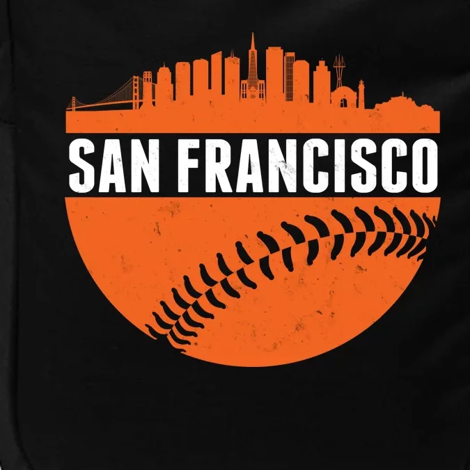 Classic San Francisco Skyline Baseball Impact Tech Backpack