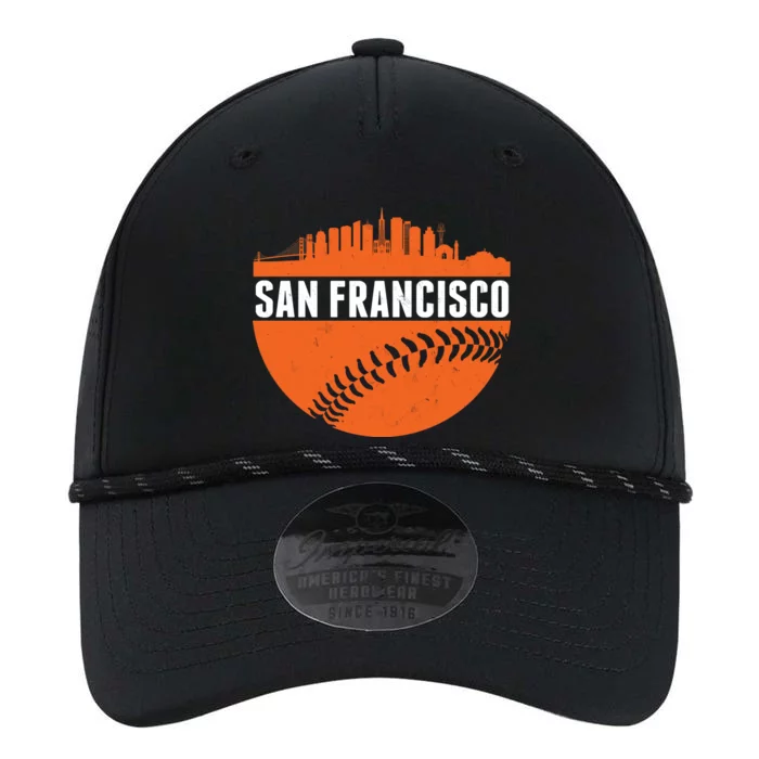 Classic San Francisco Skyline Baseball Performance The Dyno Cap