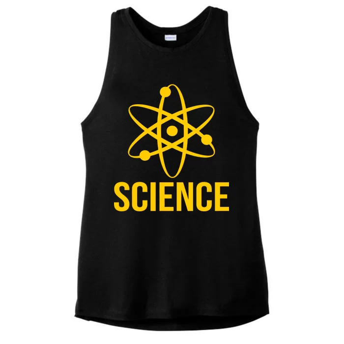 Classic Science Atom Logo Ladies Tri-Blend Wicking Tank