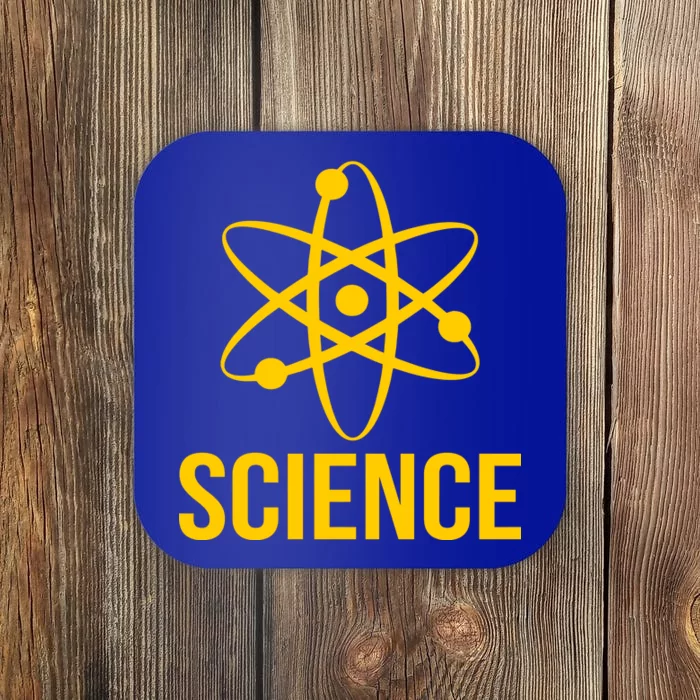 Classic Science Atom Logo Coaster