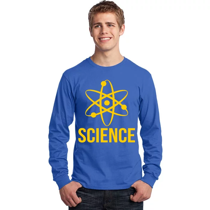 Classic Science Atom Logo Tall Long Sleeve T-Shirt