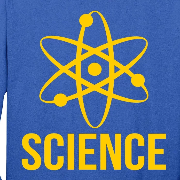 Classic Science Atom Logo Tall Long Sleeve T-Shirt