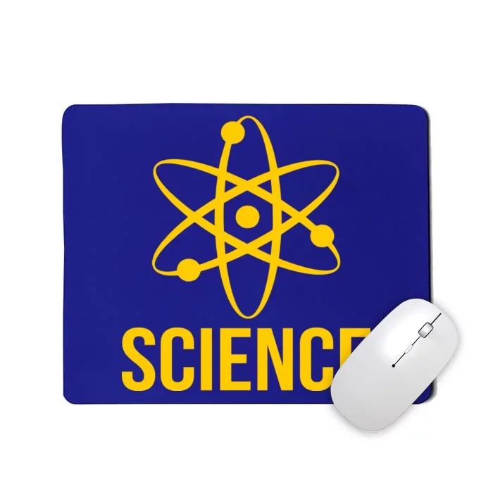 Classic Science Atom Logo Mousepad