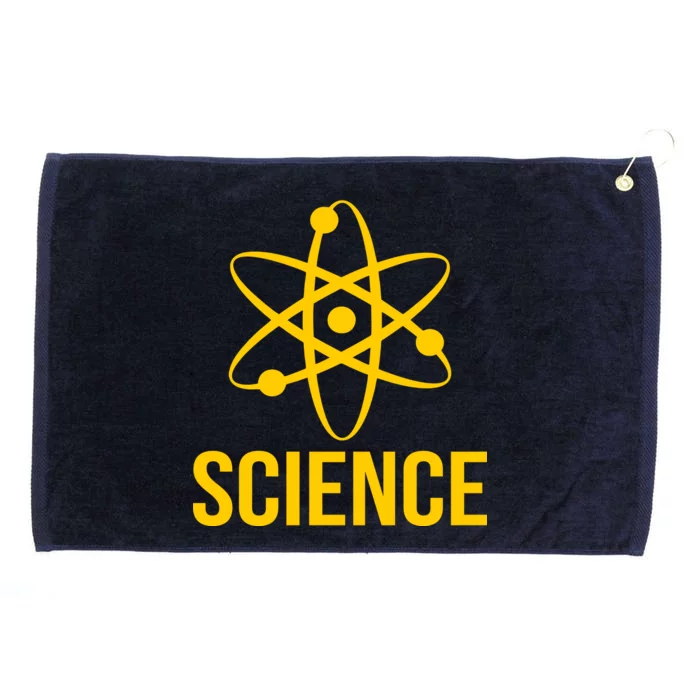 Classic Science Atom Logo Grommeted Golf Towel