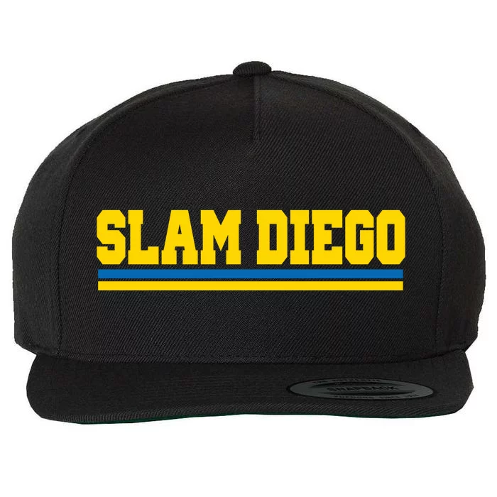 Classic Slam Diego Logo Wool Snapback Cap