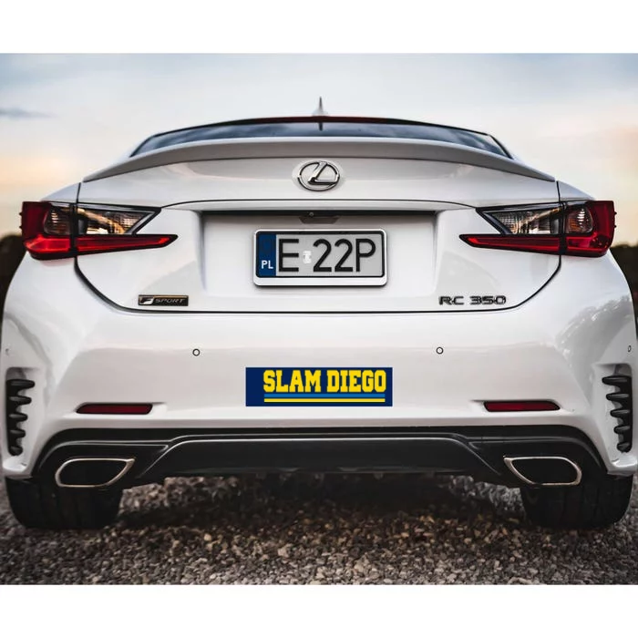 Classic Slam Diego Logo Bumper Sticker