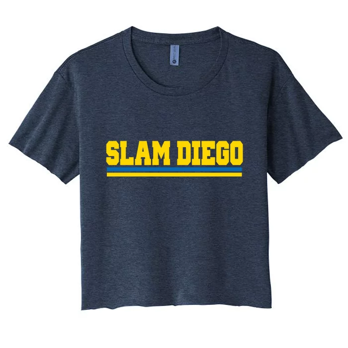 Classic Slam Diego Logo Women's Crop Top Tee