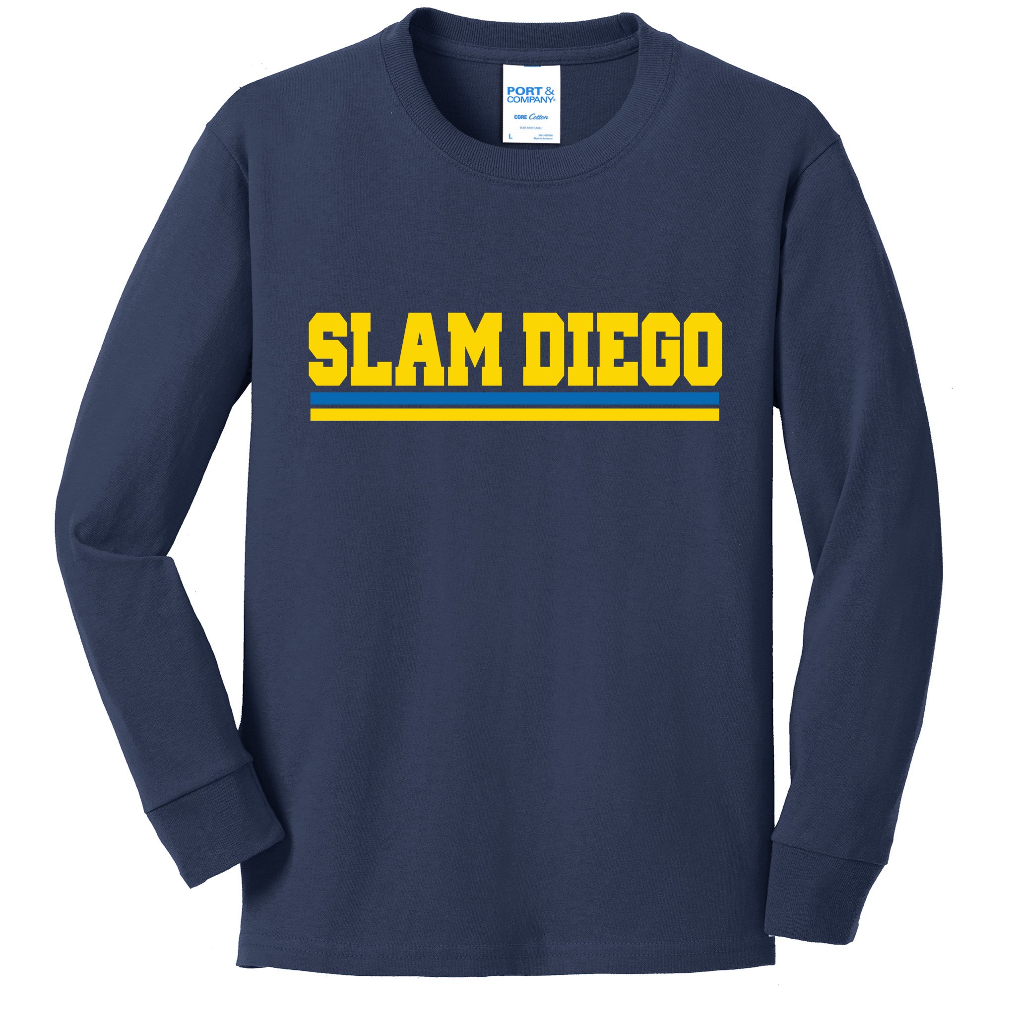  Slam Diego Baseball Long Sleeve T-Shirt : Sports