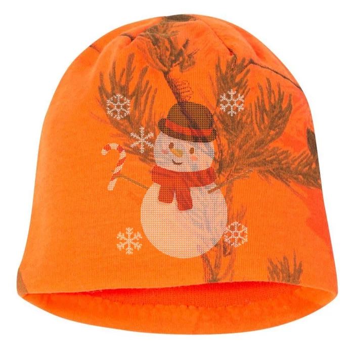 Classic Snowman Ugly Christmas Kati - Camo Knit Beanie