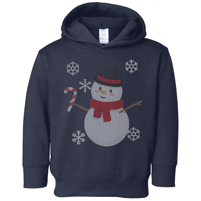 Classic Snowman Ugly Christmas Toddler Hoodie