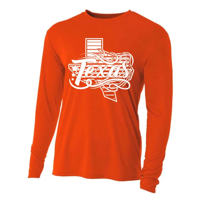 Classic Texas State Cooling Performance Long Sleeve Crew