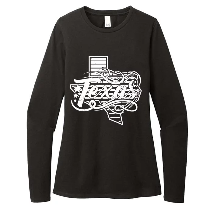 Classic Texas State Womens CVC Long Sleeve Shirt