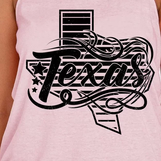 Classic Texas State Women's Knotted Racerback Tank